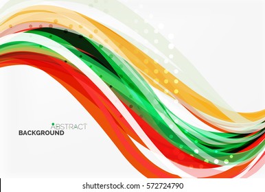 Flowing abstract background. Vector template background for workflow layout, diagram, number options or web design
