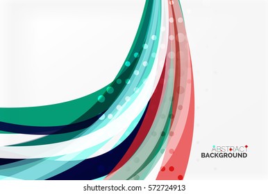 Flowing abstract background. Vector template background for workflow layout, diagram, number options or web design