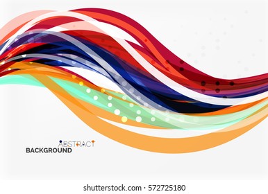 Flowing abstract background. Vector template background for workflow layout, diagram, number options or web design