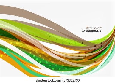 Flowing abstract background. Vector template background for workflow layout, diagram, number options or web design