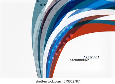 Flowing abstract background. Vector template background for workflow layout, diagram, number options or web design