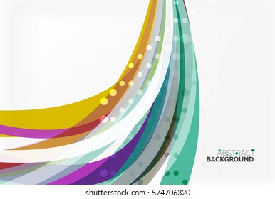 Flowing abstract background. Vector template background for workflow layout, diagram, number options or web design