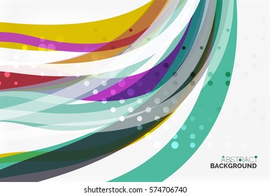 Flowing abstract background. Vector template background for workflow layout, diagram, number options or web design