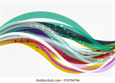 Flowing abstract background. Vector template background for workflow layout, diagram, number options or web design