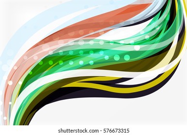 Flowing abstract background. Vector template background for workflow layout, diagram, number options or web design