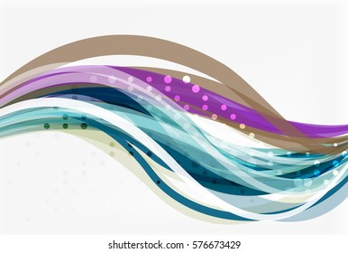 Flowing abstract background. Vector template background for workflow layout, diagram, number options or web design