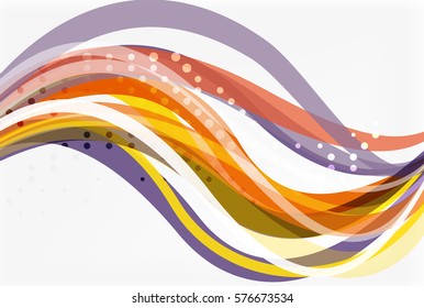 Flowing abstract background. Vector template background for workflow layout, diagram, number options or web design