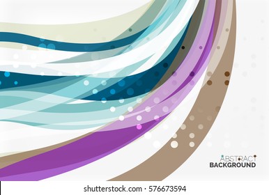 Flowing abstract background. Vector template background for workflow layout, diagram, number options or web design