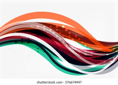 Flowing abstract background. Vector template background for workflow layout, diagram, number options or web design