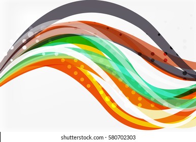 Flowing abstract background. Vector template background for workflow layout, diagram, number options or web design