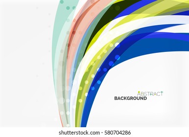 Flowing abstract background. Vector template background for workflow layout, diagram, number options or web design