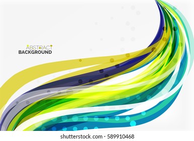 Flowing abstract background. Vector template background for workflow layout, diagram, number options or web design