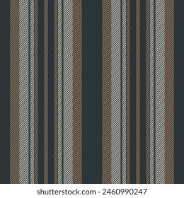 Flowing background stripe vertical, effect seamless texture pattern. Graphic lines textile vector fabric in dark and orange color.