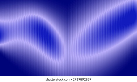 Flowing Blue Light Wave Background with Soft Glow Ridges and Smooth Futuristic Motion