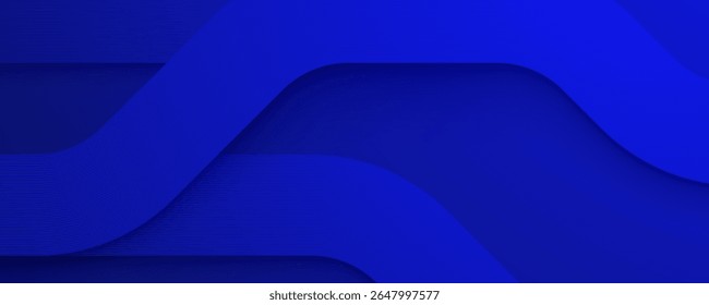 Flowing Blue Wave Background with Soft Curves and Light Gradient Design