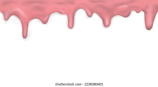 Caramelo flotante, sobre plantilla de fondo blanco - Ilustración vectorial