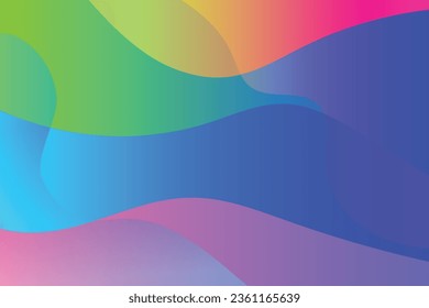 Fondo de degradado colorido con forma de onda para carteles, sitios web o tarjetas de débito