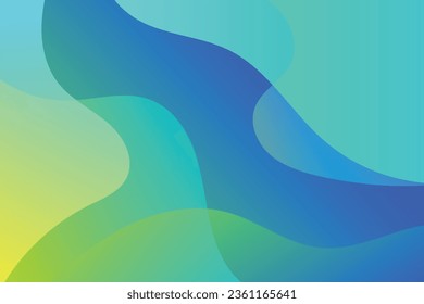 Flowing Colorful Gradient Background with Wave Shape for Banner, Website or Debit Card