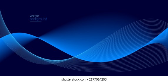 dark blue wave background