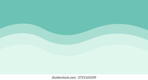 Flowing dark blue curve shape with soft gradient vector abstract background, relaxing and tranquil art, can illustrate health medical or sound of music.