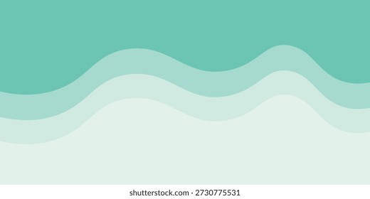 Flowing dark blue curve shape with soft gradient vector abstract background, relaxing and tranquil art, can illustrate health medical or sound of music.