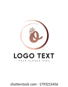 A flowing and distinct handwritten letter O logo template, Vector logo for business and company identity 