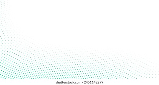 Flowing dot particles wave pattern halftone black gradient smooth curve shape isolated on transparent background. Vector in concept of technology, science, music, modern circle arts