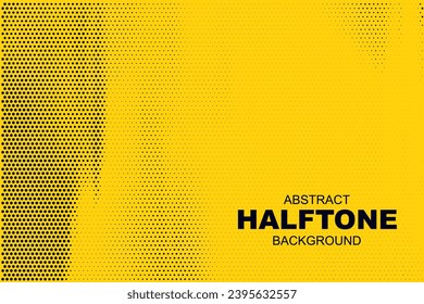 Flowing dots particles wave pattern 3D curve halftone gradient curve shape background. Vector in concept of technology, science, music, modern.