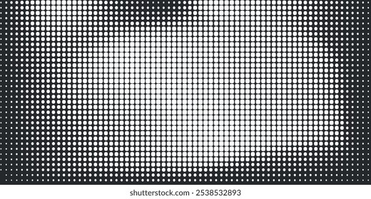 Flowing dots particles wave pattern 3D curve halftone black gradient curve shape isolated on white background. Vector in concept of technology, science, music, modern wave classic