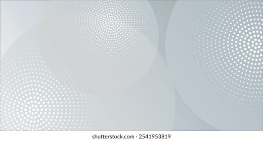 Flowing dots particles wave pattern halftone gradient curve shape isolated on white background.