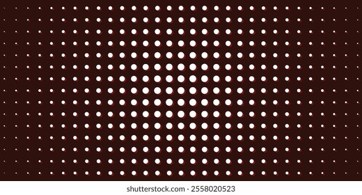 Flowing dots particles wave pattern halftone gradient curve shape isolated on white background. Vector in concept of technology	
