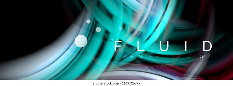 Diseño de movimiento de color brillante, plantilla de diseño abstracto de moda para presentación de negocios o tecnología o portada de folletos web, fondo de pantalla. Ilustración del vector