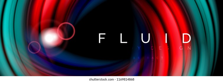 Diseño de movimiento de color brillante, plantilla de diseño abstracto de moda para presentación de negocios o tecnología o portada de folletos web, fondo de pantalla. Ilustración del vector