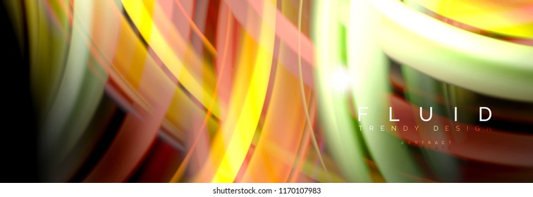 Das farbige Motion-Konzept, die angesagte abstrakte Layout-Vorlage für die Präsentation von Unternehmen oder Technologien oder die Web-Broschüre, Tapete. Vektorgrafik