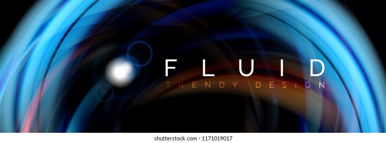 Diseño de movimiento de color brillante, plantilla de diseño abstracto de moda para presentación de negocios o tecnología o portada de folletos web, fondo de pantalla. Ilustración del vector