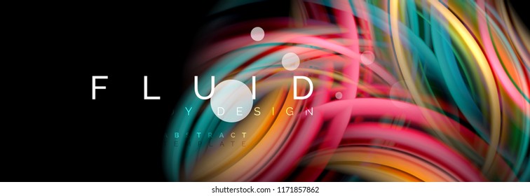 Diseño de movimiento de color brillante, plantilla de diseño abstracto de moda para presentación de negocios o tecnología o portada de folletos web, fondo de pantalla. Ilustración del vector