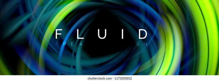 Diseño de movimiento de color brillante, plantilla de diseño abstracto de moda para presentación de negocios o tecnología o portada de folletos web, fondo de pantalla. Ilustración del vector