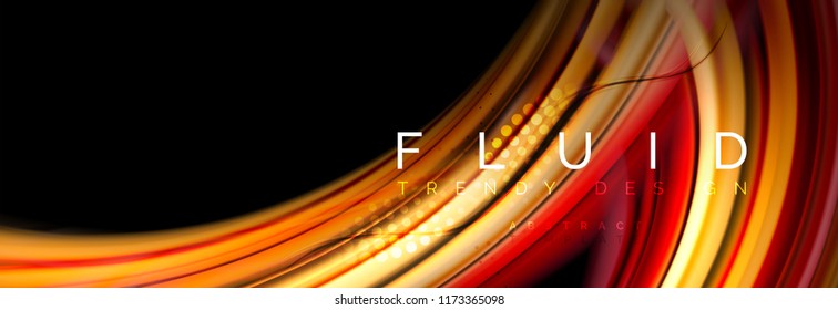 Diseño de movimiento de color brillante, plantilla de diseño abstracto de moda para presentación de negocios o tecnología o portada de folletos web, fondo de pantalla. Ilustración del vector