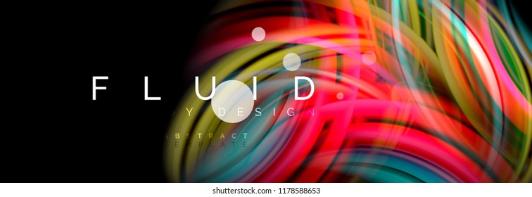 Diseño de movimiento de color brillante, plantilla de diseño abstracto de moda para presentación de negocios o tecnología o portada de folletos web, fondo de pantalla. Ilustración del vector