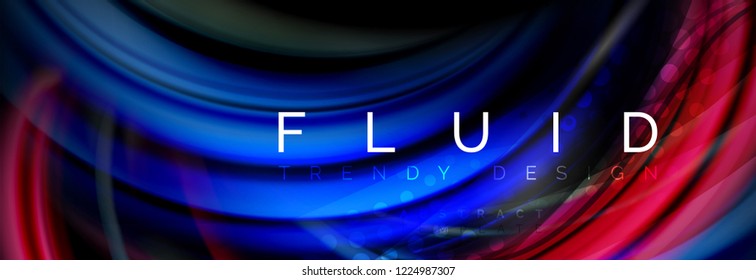 Diseño de movimiento de color brillante, plantilla de diseño abstracto de moda para presentación de negocios o tecnología o portada de folletos web, fondo de pantalla. Ilustración del vector