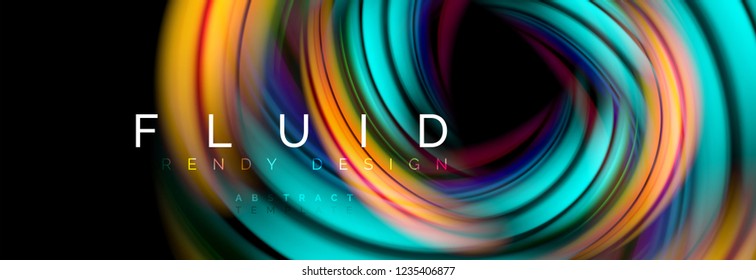Diseño de movimiento de color brillante, plantilla de diseño abstracto de moda para presentación de negocios o tecnología o portada de folletos web, fondo de pantalla. Ilustración del vector