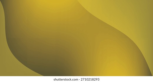 Un diseño abstracto dorado fluido con líneas suaves y curvas y sutiles transiciones de color degradado.