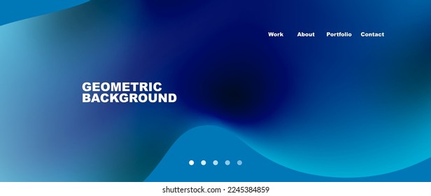 Flowing gradient colors and round elements and circles. Vector illustration for wallpaper, banner, background, leaflet, catalog, cover, flyer