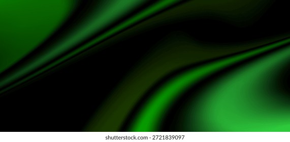 Fundo de gradiente verde fluido com uma textura de ruído granulado, evocando tranquilidade e serenidade naturais. Adequado para aplicações criativas e artísticas em mídia digital ou impressa.