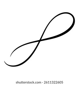 Flowing Infinity Symbol Eternal Connection, Limitless Possibilities