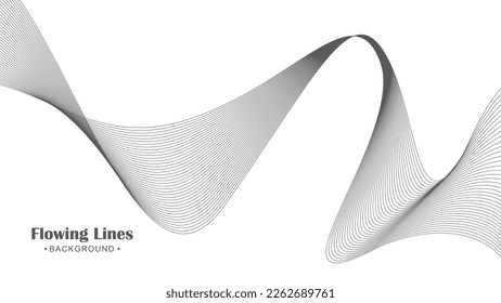 Flowing line style background design