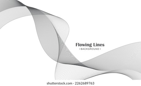 Diseño de fondo de estilo de línea de flujo