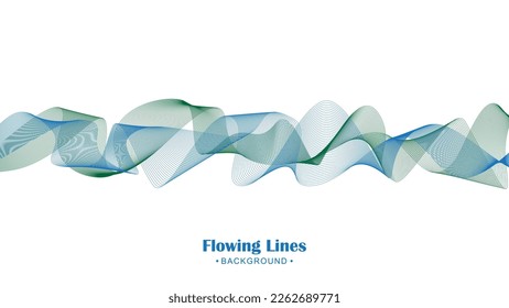 Diseño de fondo de estilo de línea de flujo