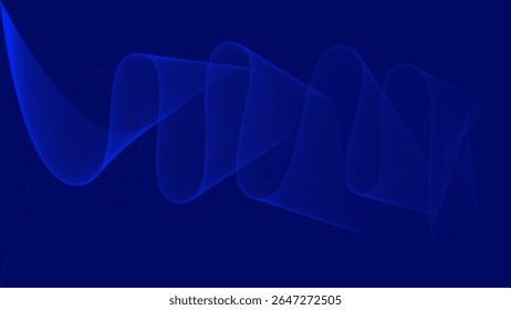 Linhas Fluxadas com Harmonia de Cores de Gradiente