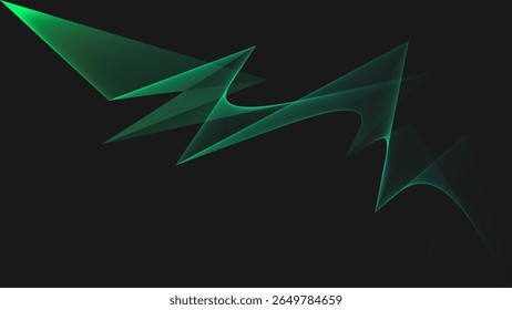 Flowing Lines in Vivid Color Composition